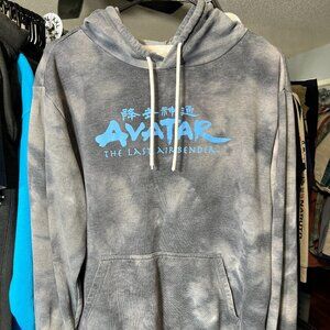 Avatar the Last Airbender Tie Dye & Graphic Pullover Hoodie SZ Medium